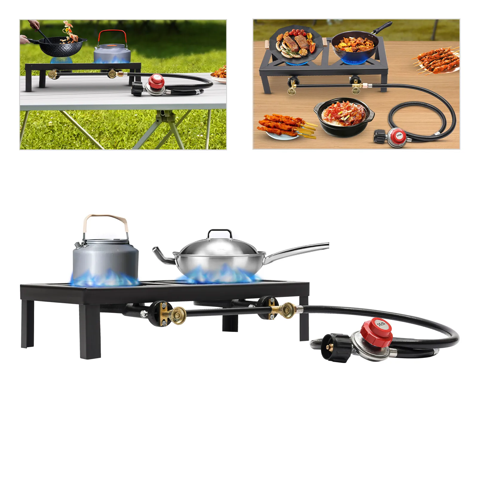 8000W Dual Burner Camping Stove 2