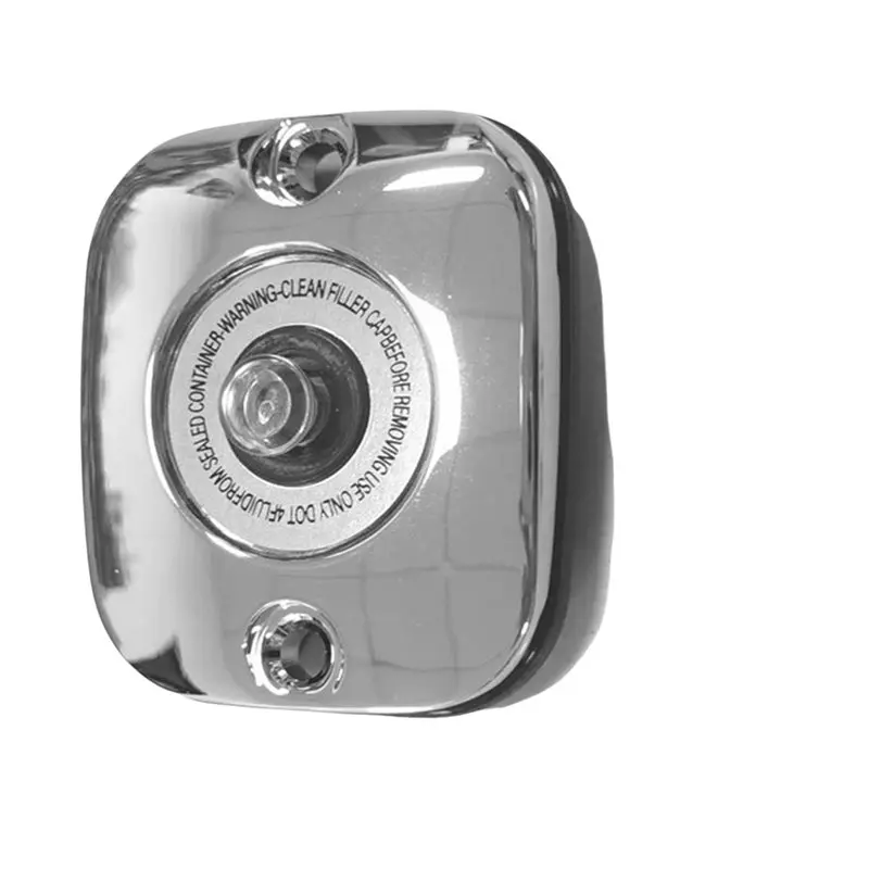 

2X Motorcycle Chrome Front Brake Master Cylinder Cover For 06-17 Dyna, 06-14 Softail And 05-07 Touring Models-T48C