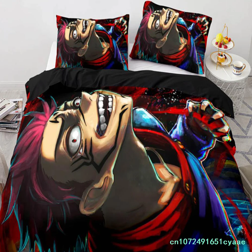 Jujutsu Kaisen Bedding Set Single Twin Full Queen King Size Anime Bed Set Aldult Kawaii Kid Bedroom Duvetcover Sets 3D Print 044