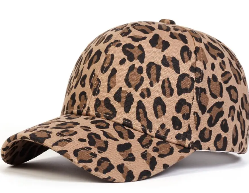 

Spring summer leopard print baseball cap outdoor casual duckbill cap men's women's youth sun protection sunshade hat