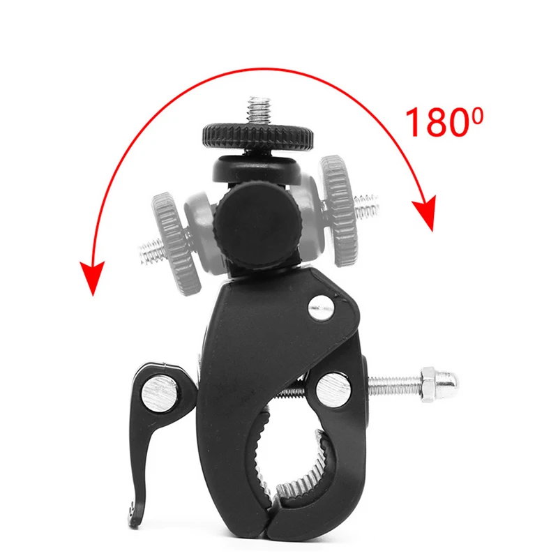 Camera Tripod Mount+Adapter Handlebar Clamp Roll Bar For Gopro Hero 1 2 3 3+ New