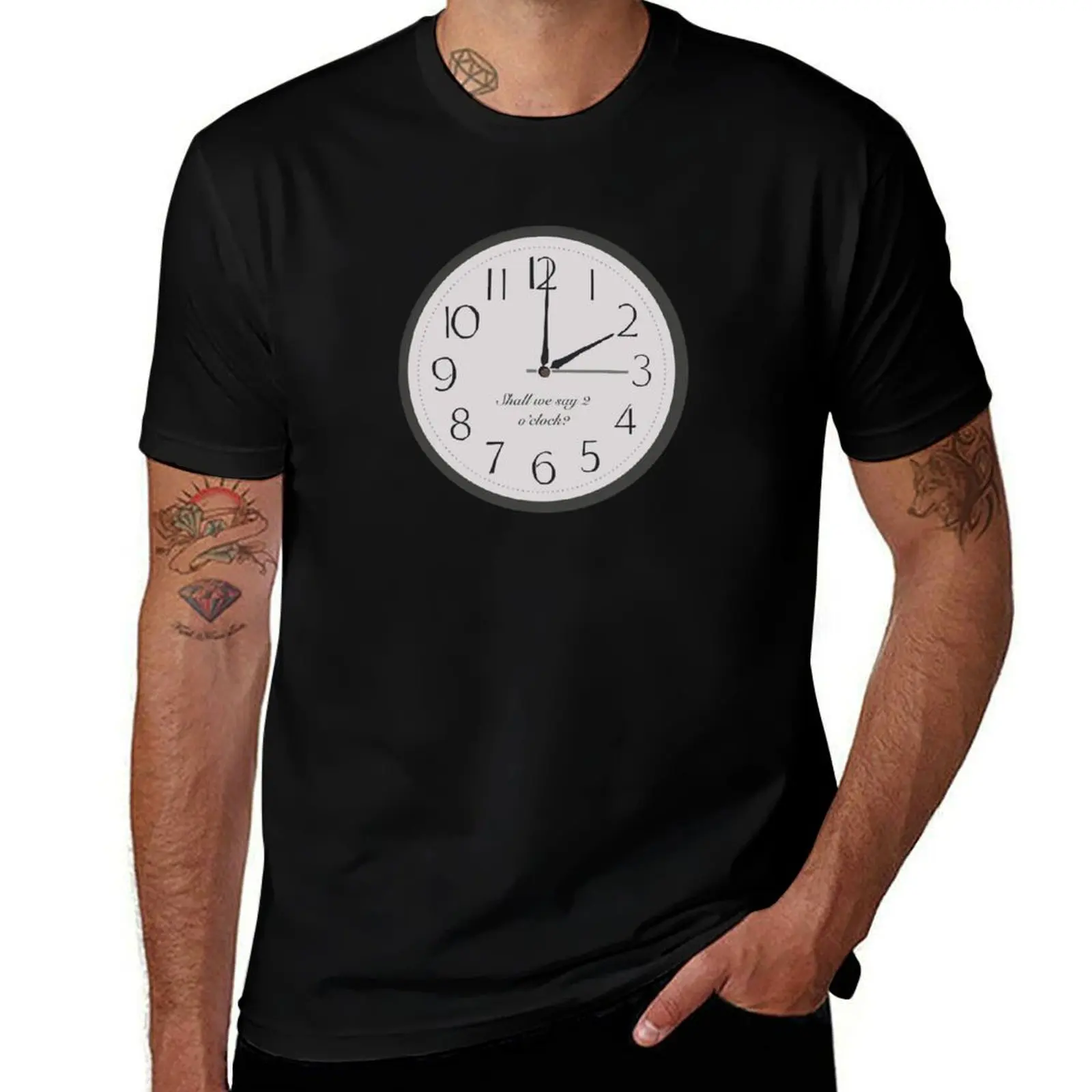 Shall We Say 2 O'Clock? from Dr. DeBryn T-Shirt t shirts for man slim fit anime t shirts oversize T-Shirt