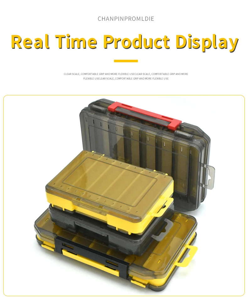 Angeln Lagerung Organizer Boxen Fischer Tackle Köder Angeln Lockt Tabletts Haken Werkzeug Container Kunststoff Box Für Karpfen Angeln Waren – Detail 7