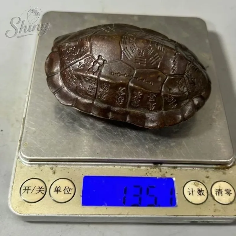 Antique Copper Turtle Shell Handles Portable Small Ornaments and Home Decoration Items That Are The Richest in The World