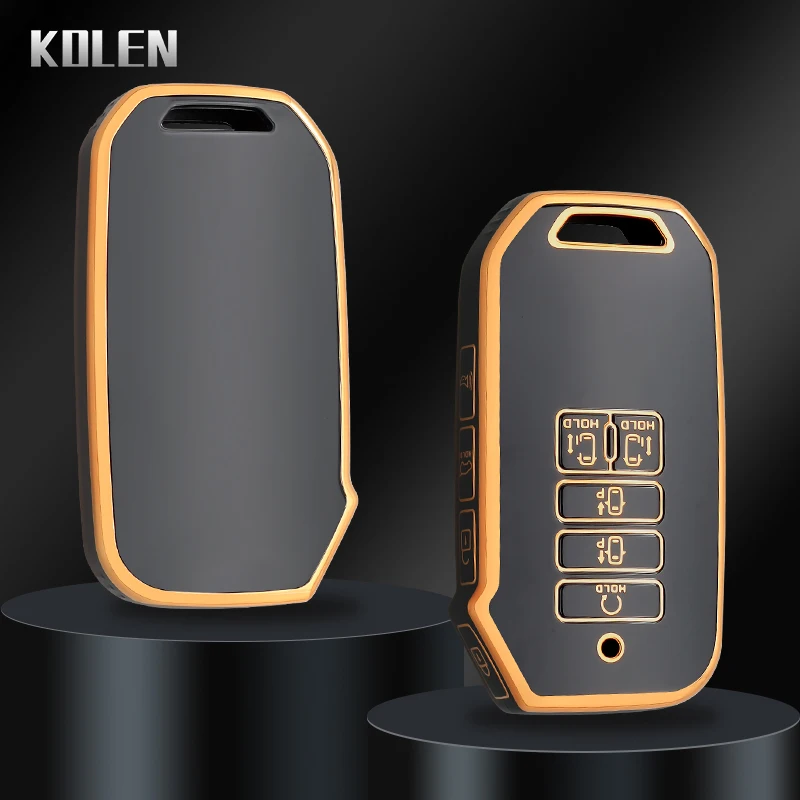 New TPU Car Key Case Cover Shell For KIA K2 KX Rio Sorento K4 Cerato Forte Picanto Stonic Carnival Niro Morning Verna Sportage
