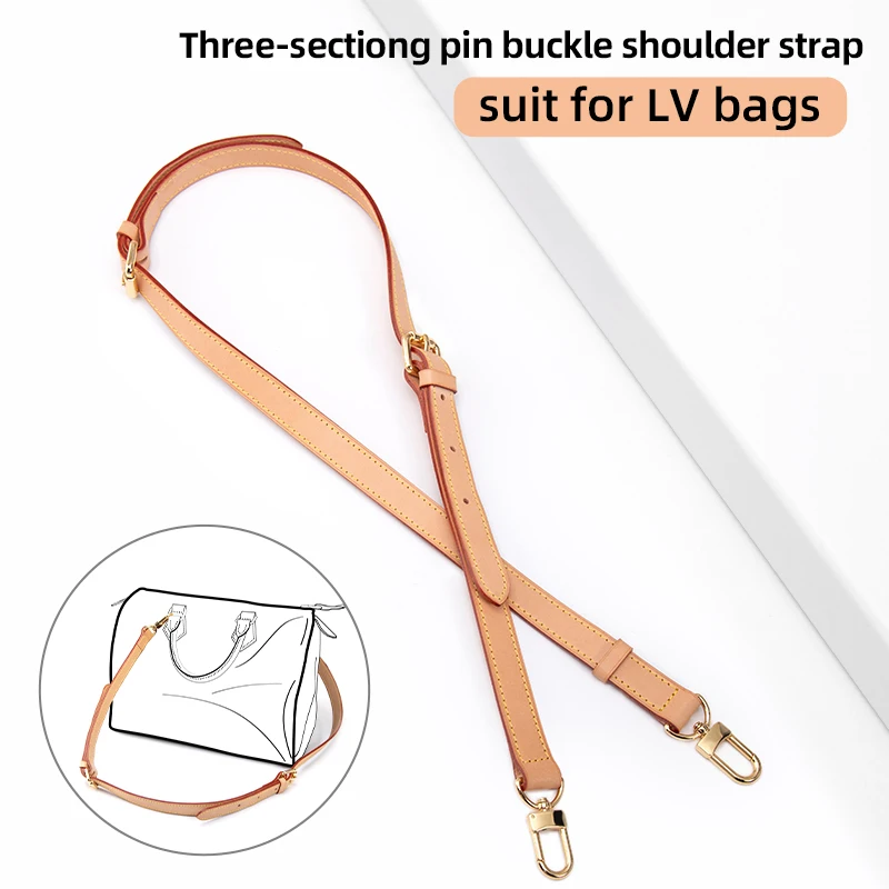 

Bag Strap For LV Speedy Shoulder Straps 100% Genuine Leather Long Replacement Adjustable Crossbody Belts Bag Accessories