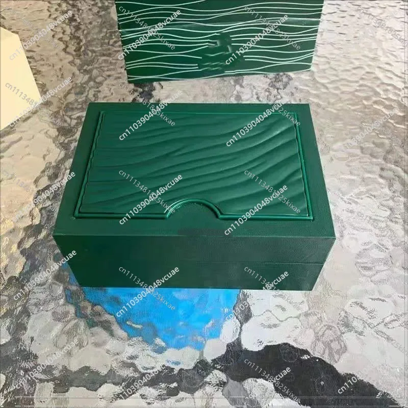 For Watch Box, Green High-end Storage Box, Wave Packaging Gift Box.