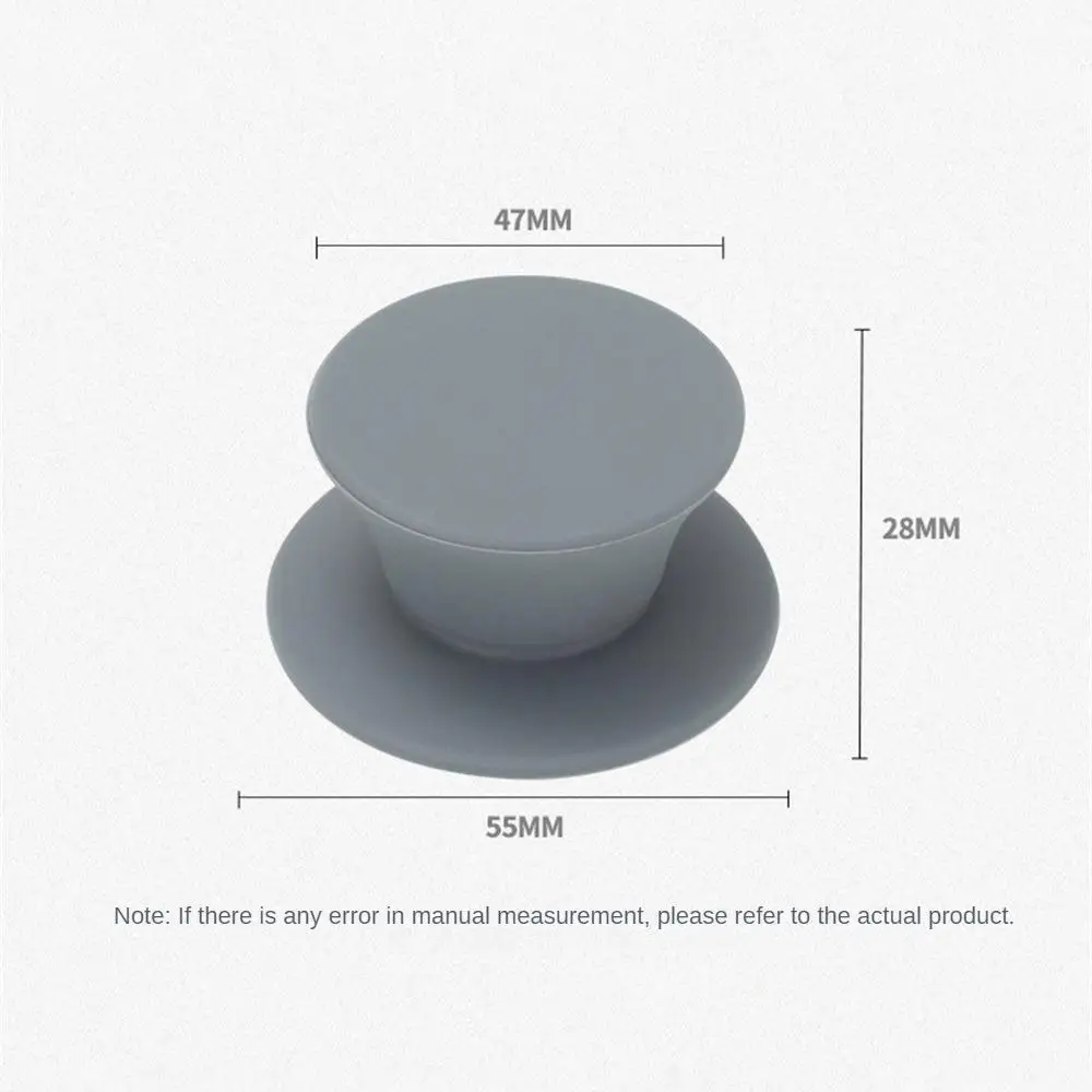 Pot Cover Durable Pot Lid Top Bead Red Cookware Anti-scald Anti Slip Handle Kitchen Lid Knob Modern And Minimalist Grey