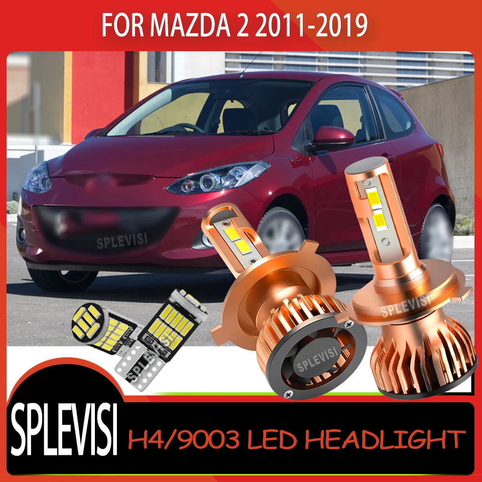 

Enhanced Night Driving Shockproof Design reliable H4 LED HEADLIGHT For MAZDA 2 2011 2012 2013 2014 2015 2016 2017 2018 2019