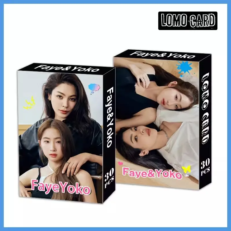 30 Pcs/Set Thai Drama Love Filling Blank FayeYoko Lomo Card Faye&Yoko Mini Postcard HD Photocard Cosplay Gift