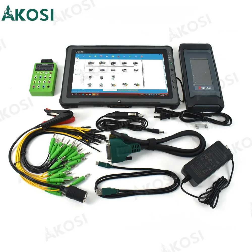 Xtruck Chassis Inspection For FAST SINOTRUCK truck diagnostic tool ZF gearbox transmission ABS/EBS/RCS+Getac F110 Tablet