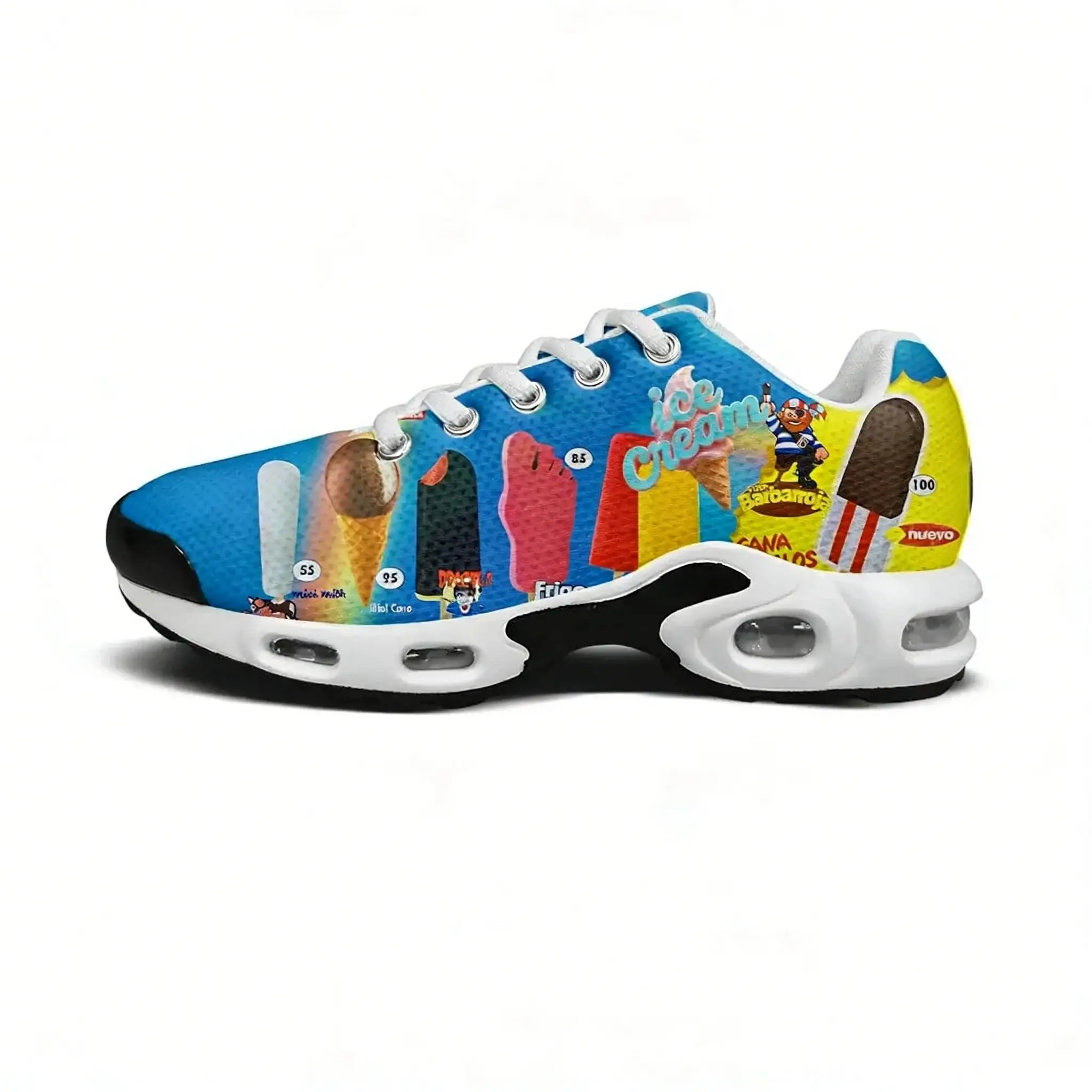 Ice Cream Lightweight Sport Shoes Air Cushion Men Women Teenager High Quality Fashion Custom Made Leisure Mesh Sneakers