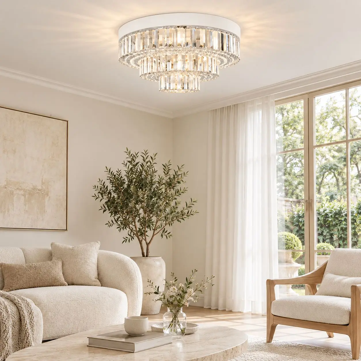 Simple Ceiling Lamp Small and Easy To Install Home Lighting Decoration Ceiling Lights Three Color Light Bedroom Corridor Light