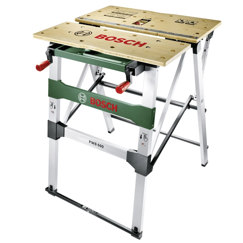 BOSCH PWB 600 Carpentry Workbench Home Furnishings  DIY Multifunctional Fold Portable Elevating Control Panel Table