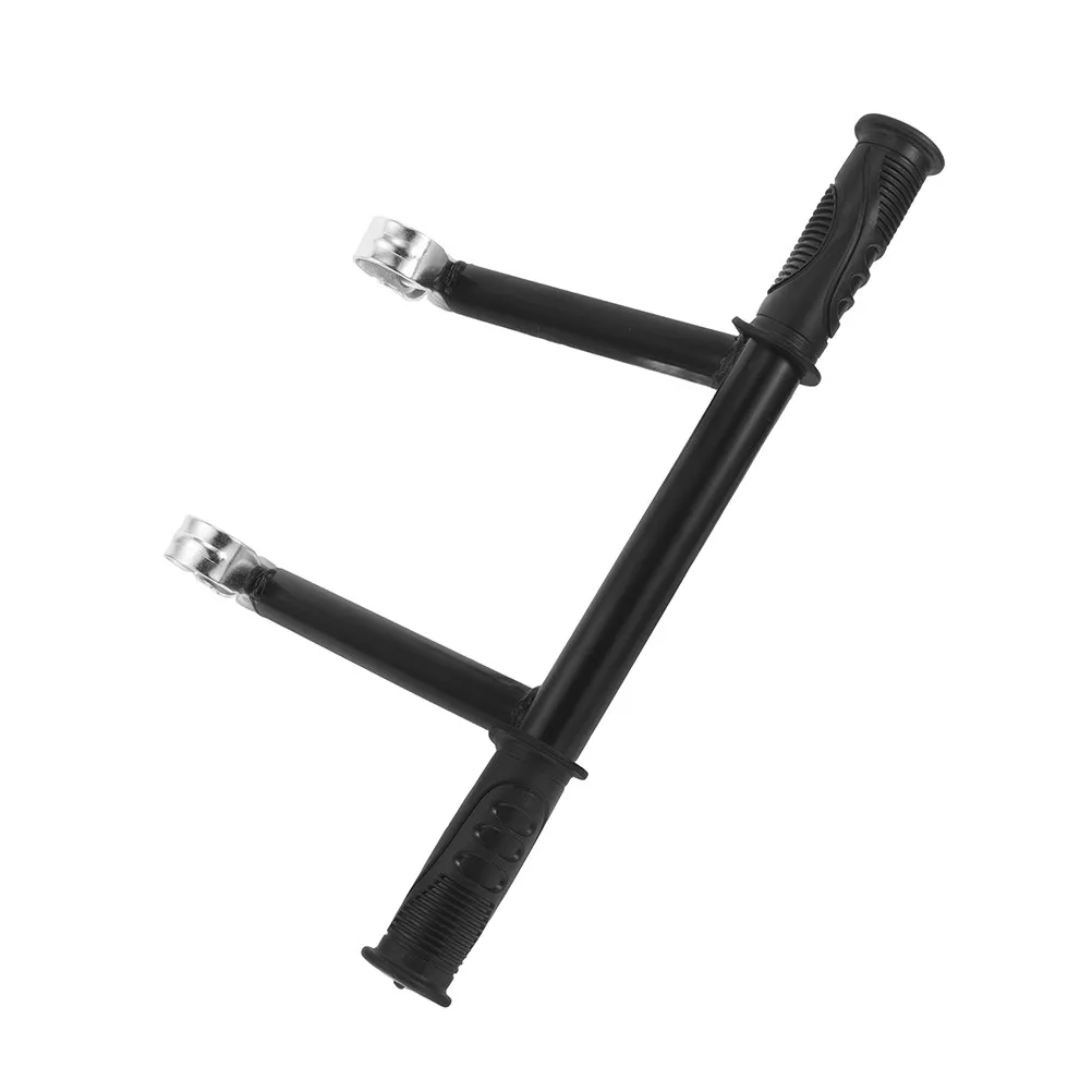 

Universal Stroller Extender Adjustable Stainless Steel Baby Stroller Handlebar Attachment Comfortable Grip for Walking Shopping