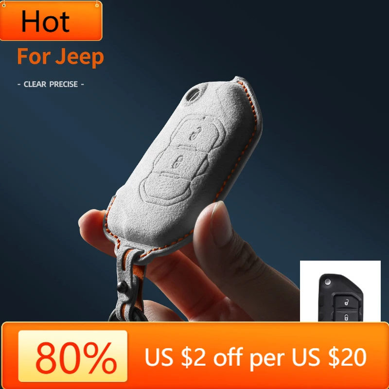 

Внутренние молдинги, чехол для дистанционного ключа автомобиля, чехол для Jeep Wrangler JL JK JLU XD Gladiator JT, защитная замша, аксессуары из алькантары