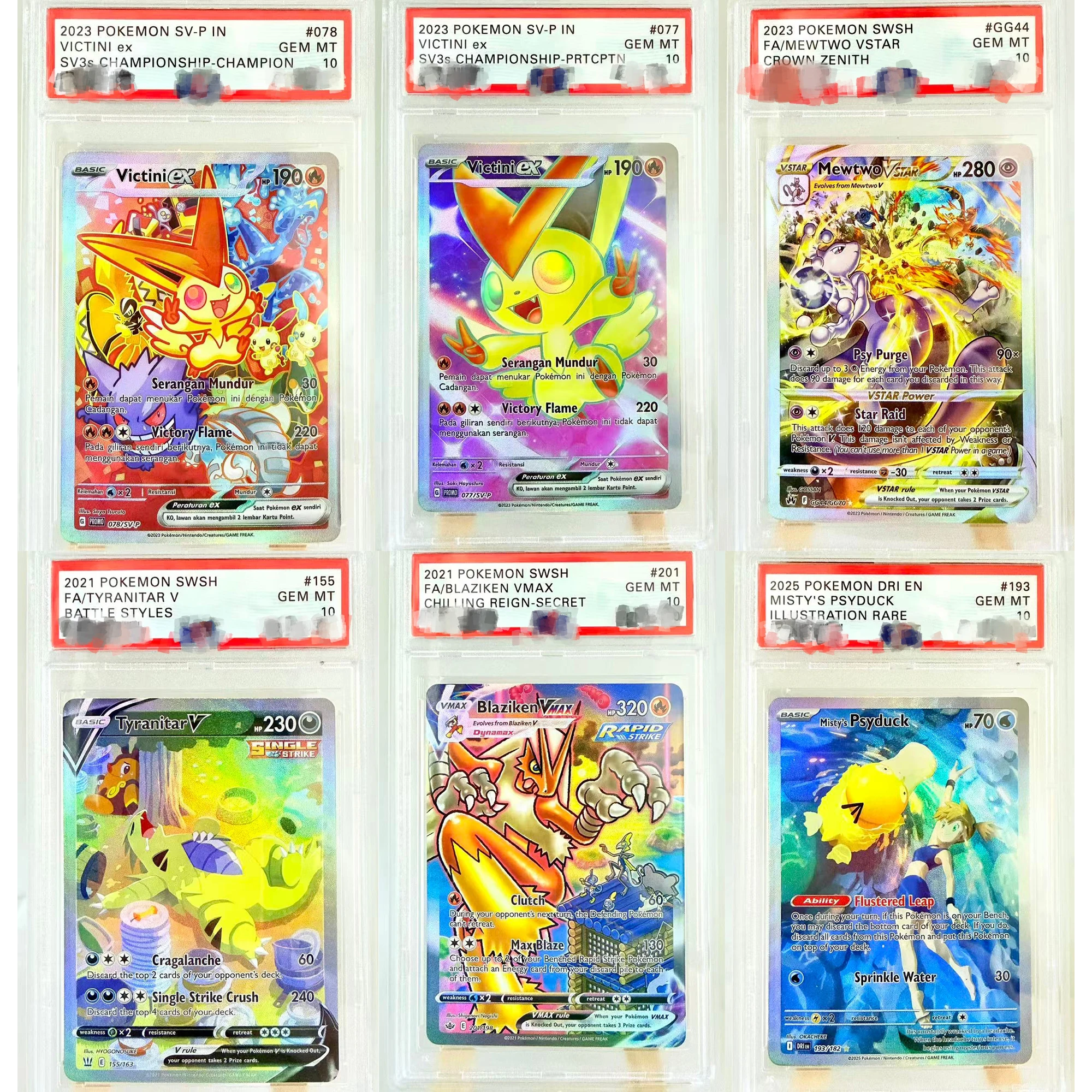 

Коллекционная карточка PTCG (Коллекционная карточка игр) в стиле DIY: Victini, Mewtwo, Zekrom, Reshiram, Tyranitar, Kyurem — версия «Копия Лилли», классическая аниме-коллекция