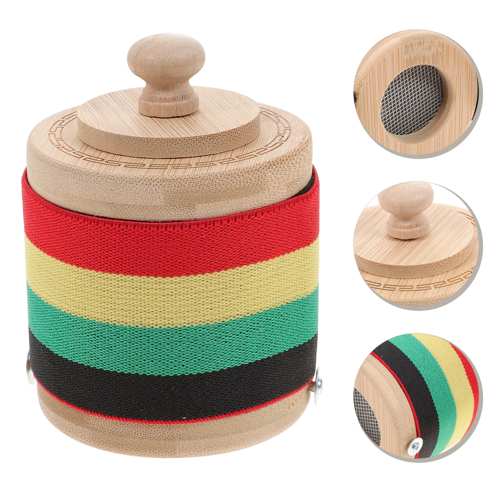 Foot Moxibustion Box Therapy Tool Jar Tank Pearlescent Moxa Cone Burner Bamboo Wood Heat Burning