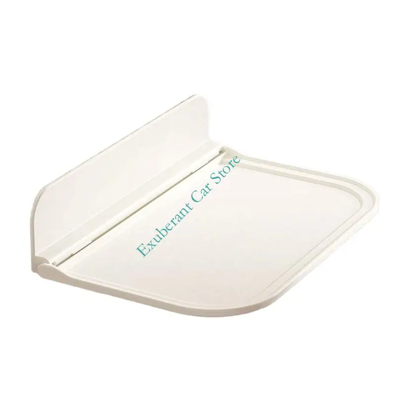 H3CE Mensola pieghevole multifunzionale con slot per supporto per telefono Mensola a muro altezza regolabile per riporre