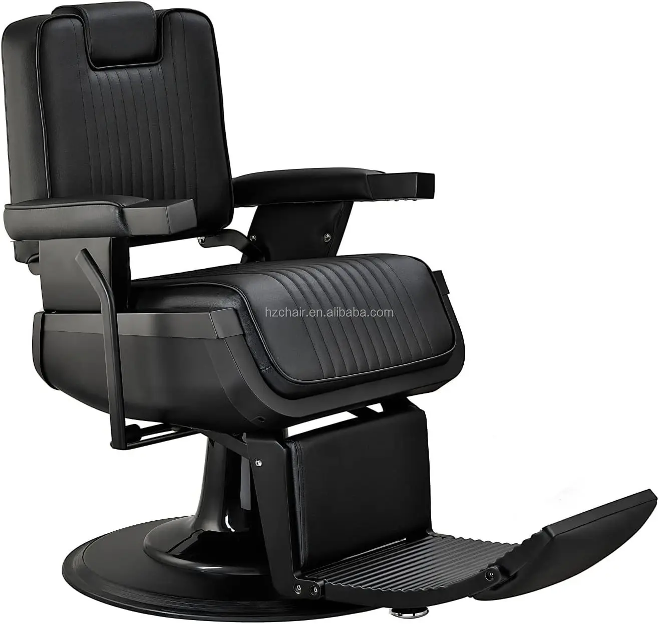 

High Quality Most Popular Wholesale Modern Black Hair Salon Men Reclining Barber Chair For Sale