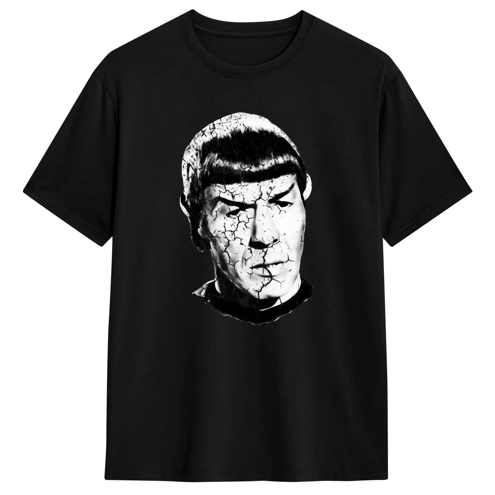 Oversized T Shirt Summer Mr Spock Enterprise Vulcan Stars Treks Fashion T Shirts Cotton Tshirt for Men Classic Short Sleeve Tops