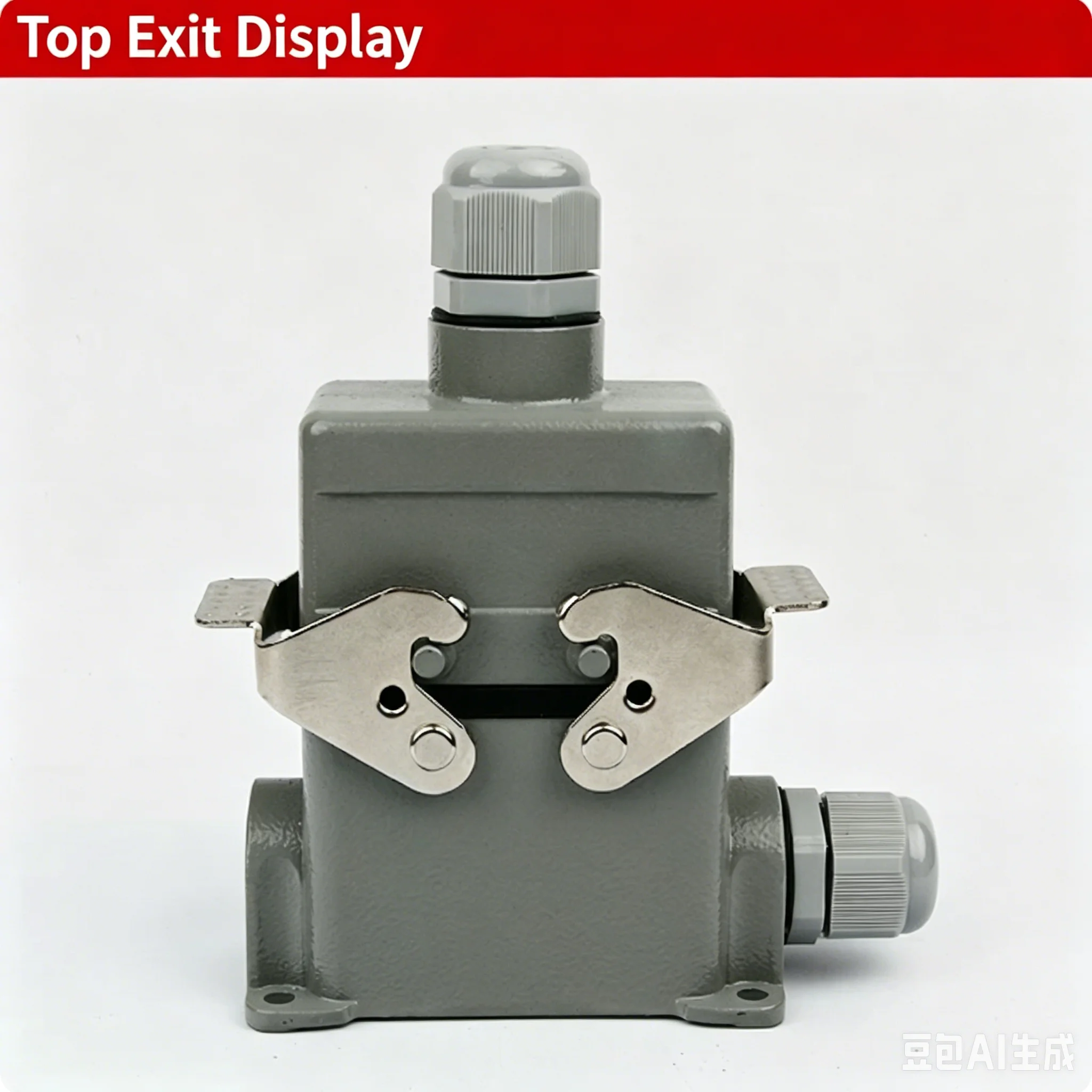 HSB-004-M HSB-004-F Heavy-duty Connector 4-Pin HDC-HSB-004 High and Low Base Aviation Plug and Socket Industrial Waterproof 35A