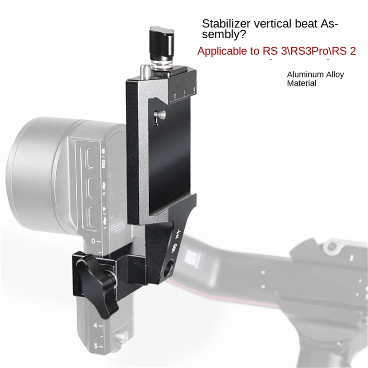 垂直ビデオカメラホルダー,DSLR撮影マウント,dji ronin rs2,rs3,rs3 mini,rs3pro用