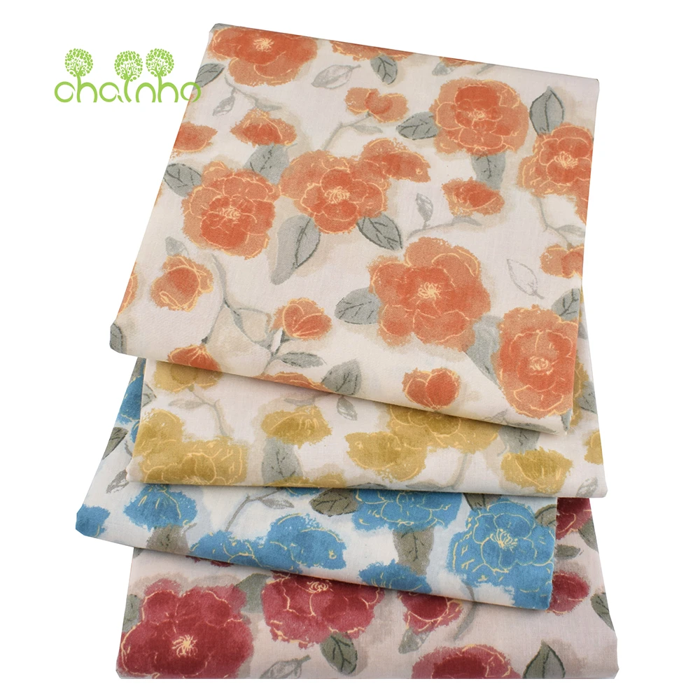 Chainho, 인쇄 된 일반 직조 포플린 코튼 원단, - Sewing Textiles 리뷰 및 가격