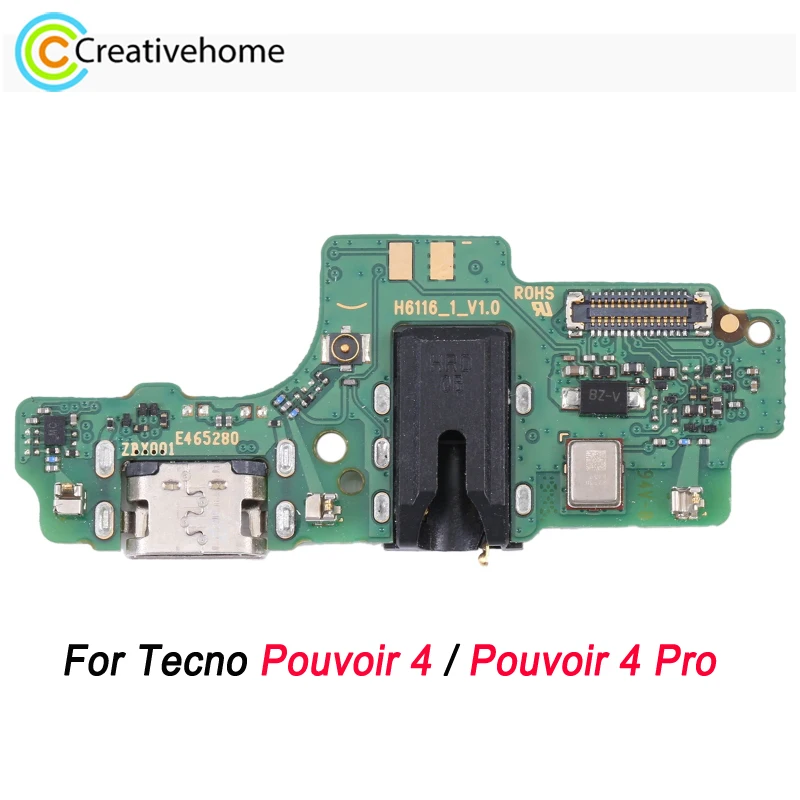 Charging Port Board For Tecno Pouvoir 4 / Pouvoir 4 Pro Phone Repair Parts Replacement