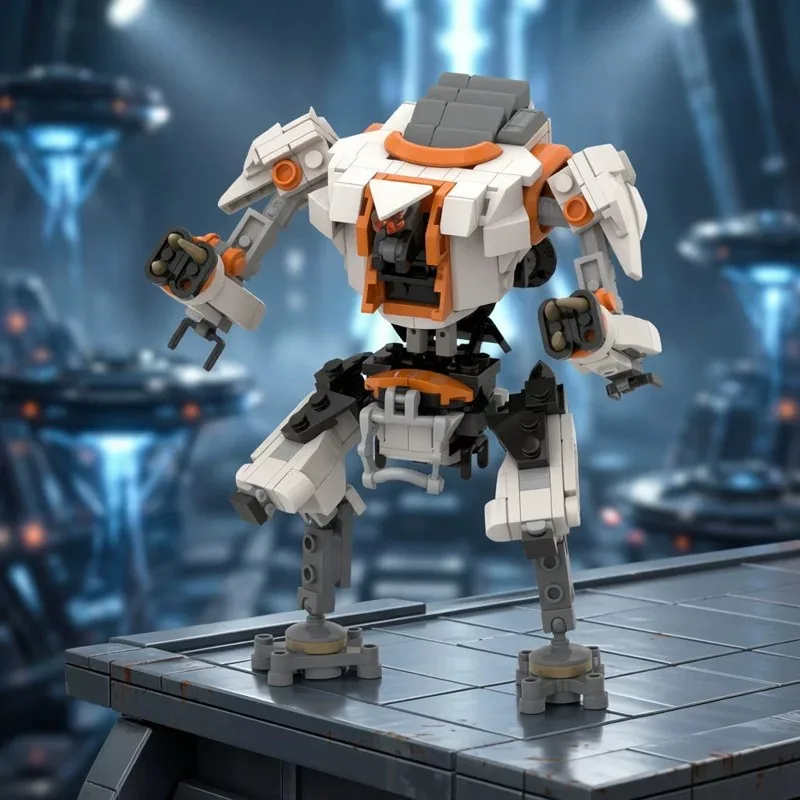 MOC Kreative Spielserie Todesgott Mech Krieger Baustein-Modell Sammlerstück DIY Erwachsenen-Montage-Spielzeug Geburtstagsgeschenk Dekoration – Detail 1