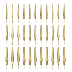 50Pcs Dental Dowel Stick Pins with Spike Brass Pins Nails with Extended Spikes 3 Models Used with Dental Pindex
