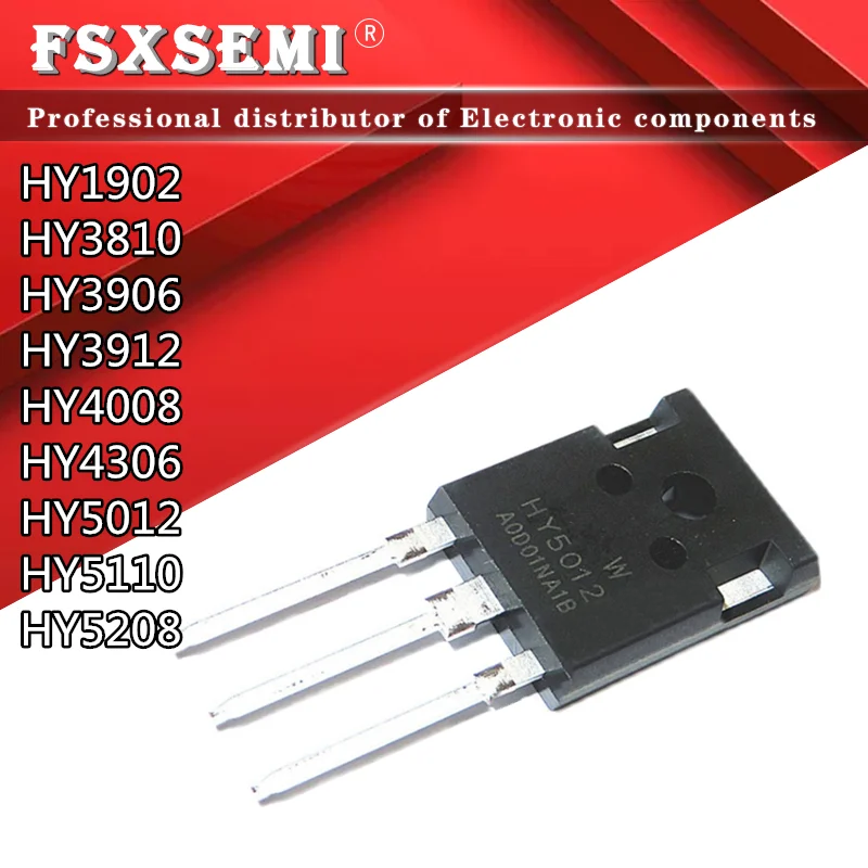 5 sztuk HY1902 HY3810 HY3906 HY3912 HY4008 HY4306 HY5012 HY5110 HY5208 TO-3P MOSFET