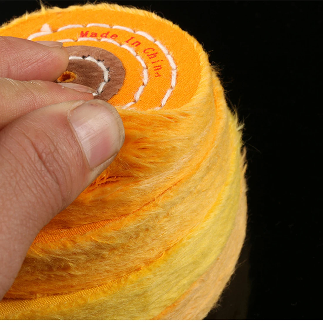 Ceramic Polishing Wheel Cotton Cloth Grinding Hardware Jewelry Pad Plastic Buffer Yellow Buffing Supply Waxing