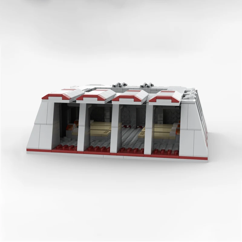 MOC Bouwsteen Ster Film Scène Ruimte Architectuur Kloon Leger Bellen Assemblagemodel Technologie Bakstenen Speelgoed Geschenken voor jongens