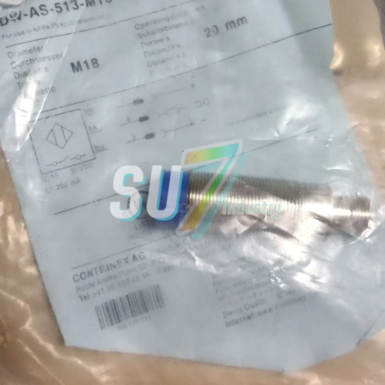 DW-AS-513-M18-002 เซ็นเซอร์อุปนัย ใหม่ในโกดัง