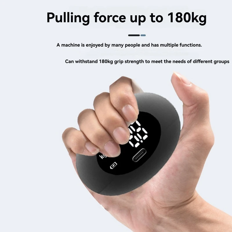 New-Grip Strength Tester, Digital Grip Strength Trainer, Up To 396Lbs Hand Gripper Strengthener For Finger Grip Training