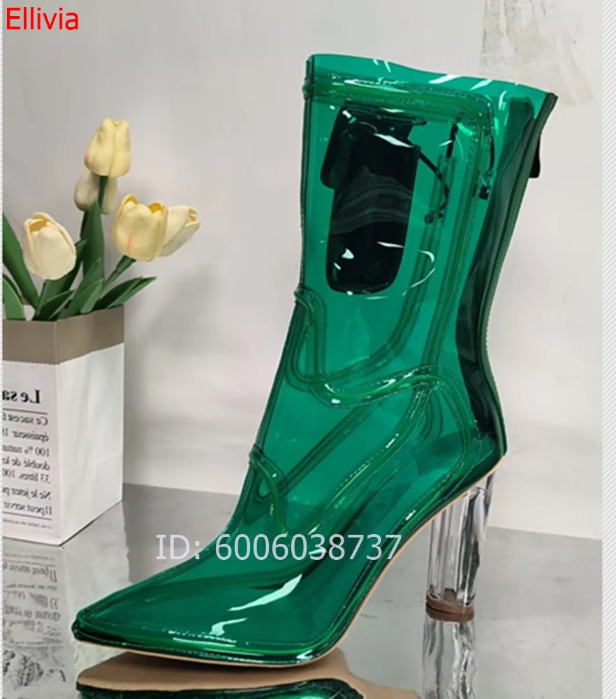 Led Strip Lights - Sepatu bot pergelangan kaki wanita, berbahan