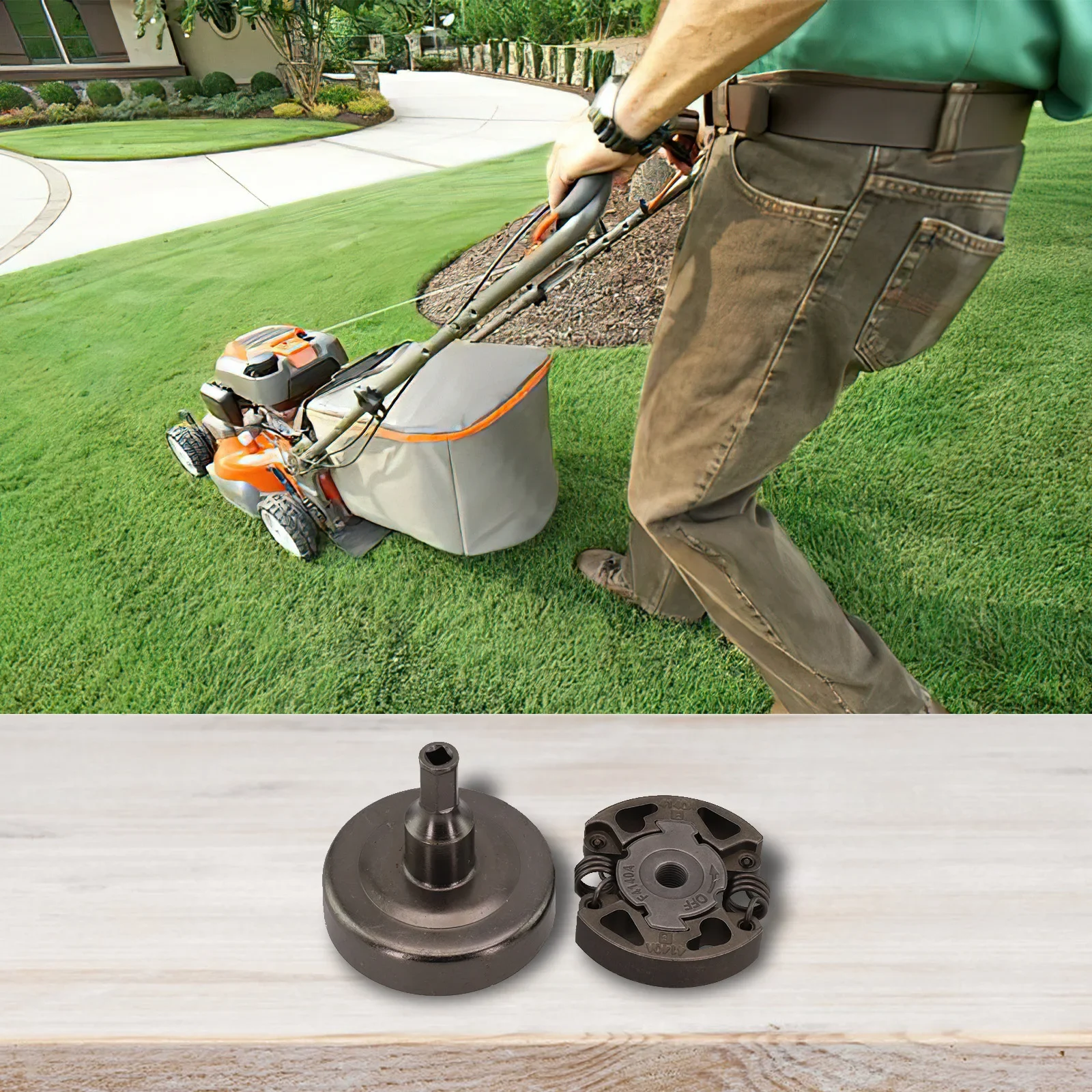 Professional Grade Clutch Assembly Kit Suitable for Many Popular String Trimmer Brands and Models Including the Efficient Ones