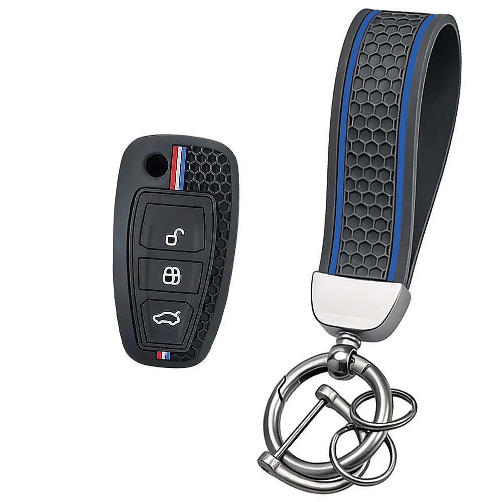 Car Key Fob Cover For Ford Ranger/C-Max/S-Max/Focus MK3/Galaxy/Mondeo/Transit/Tourneo Custom