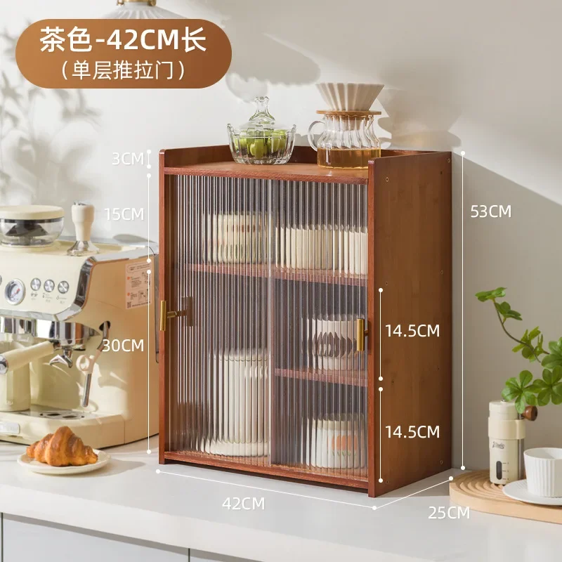 

Modern Dust Cup Holder Tea Set Storage Box Glass Door Display Cabinet Desktop Cup Water Cup Coffee Cup Dining Table Shelf