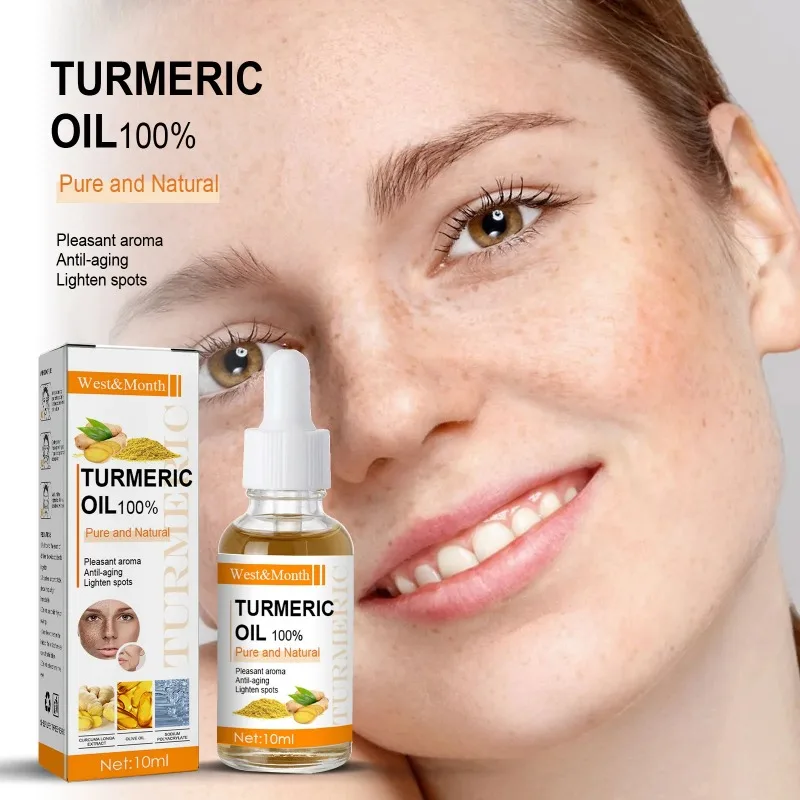 

Turmeric Melasma Whitening Correcting Serum Facial Care Essence Oil Dark Spot Removal Fade Pigment Freckle Melanin Brighten Skin