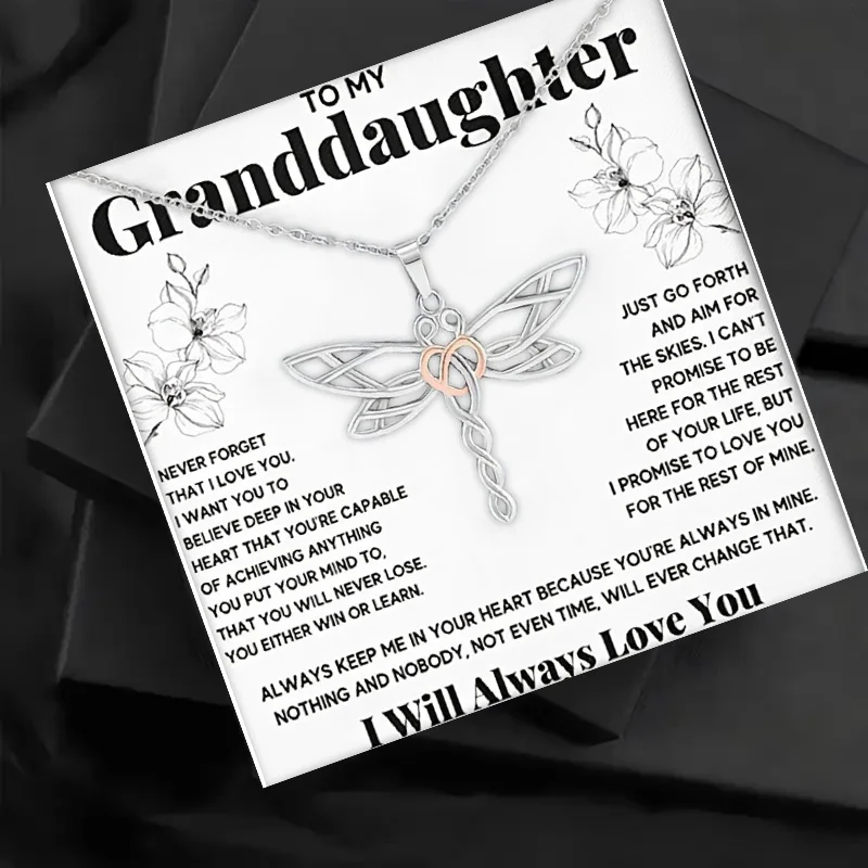 قطعة واحدة من قلادات اليعسوب الأنيقة (للحفتي)، أفضل الهدايا لأعياد الميلاد