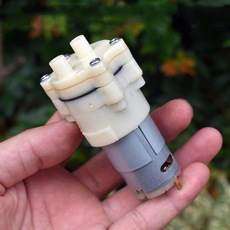 

Micro 385 DC 6V-12V Large Flow Diaphragm Pump Self-Priming Pump Small Water Pumps for Water Dispenser Fish tank Tea