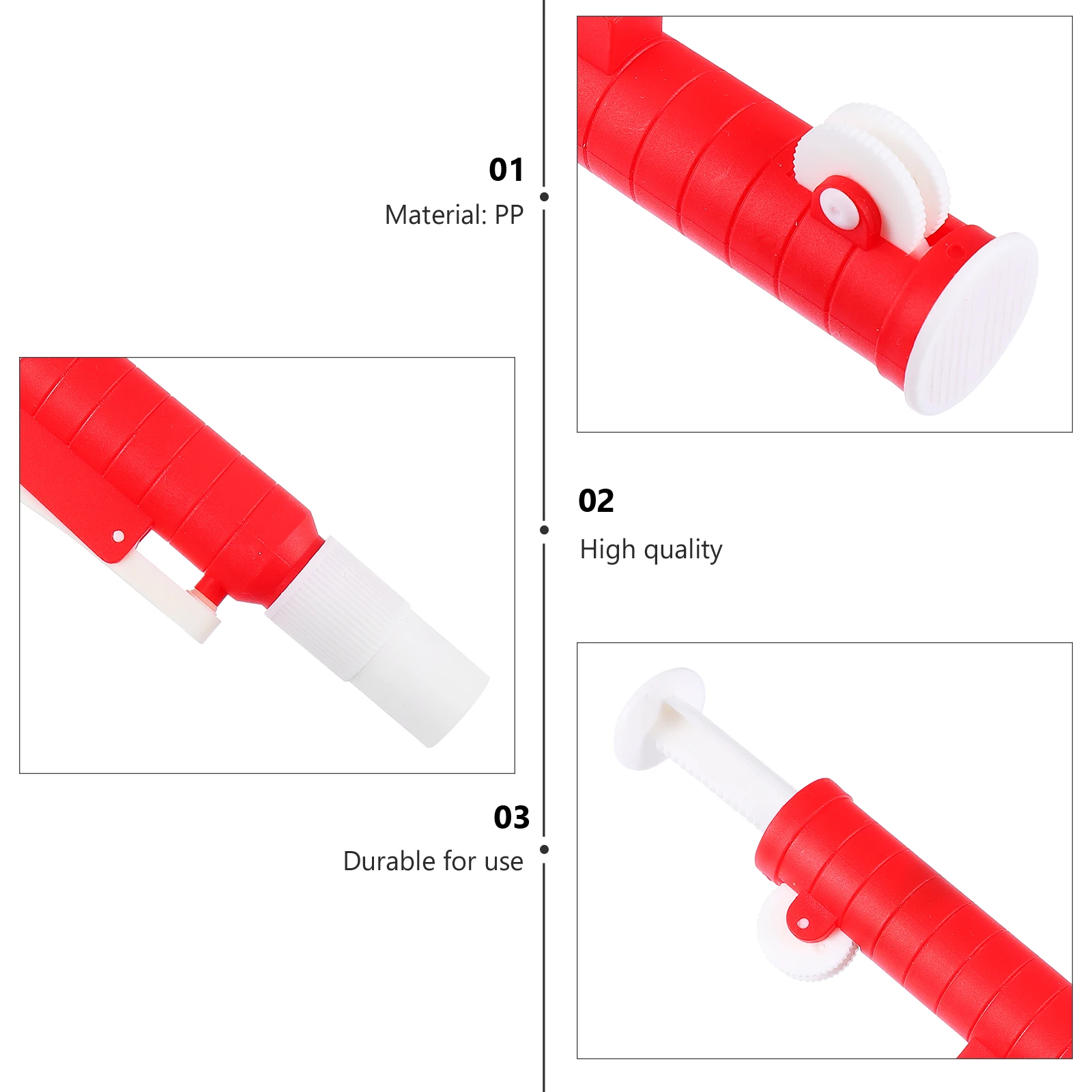 

Scientific Pipette Pump Laboratory Instrument Liquid Extractor Pipeline Plastic Thumb Wheel Design Precise Filling High Accuracy