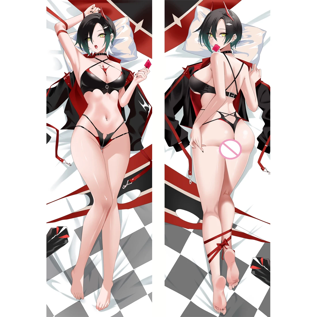 

Azur Lane Ulrich Von Hutten Dakimakura Waifu 2WAY Hugging Body Pillow Case Gift Anime Sexy Pillow Case Otaku Cushion Cover