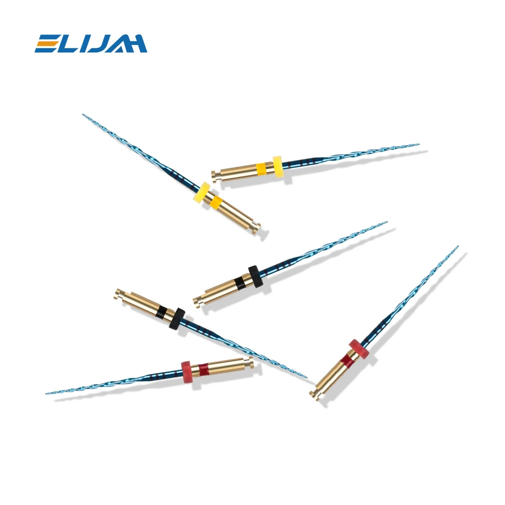 ELIJAH 6Pcs/Box 21/25/31mm Dental Reciprocating Blue Endodontic Files R25/40/50 Only One Engine Use Niti Rotary Root Canal File