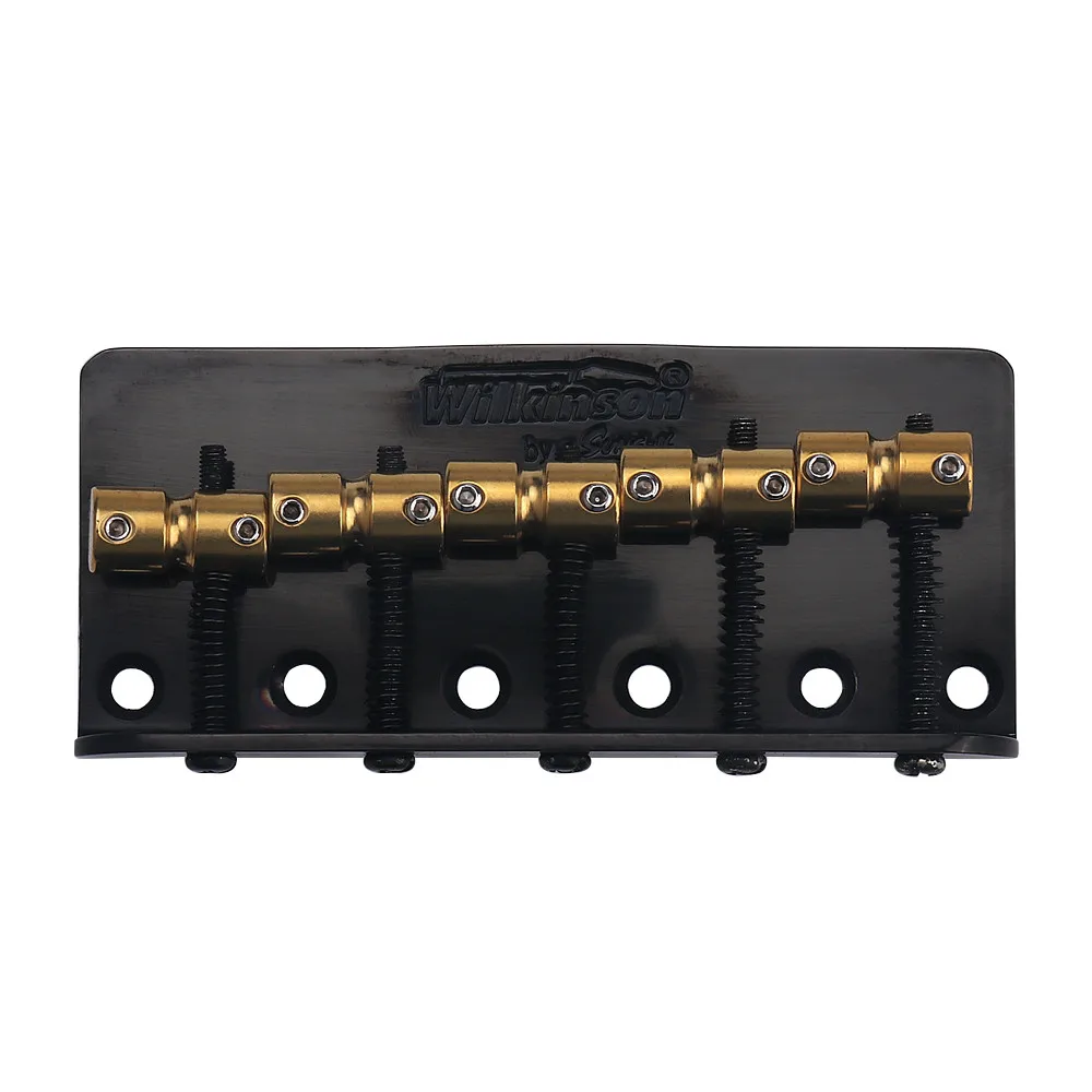 

Wilkinson WBBC 5. Басовый мост. Латунные седла. Стальная пластина. Прецизионный джазовый черный.