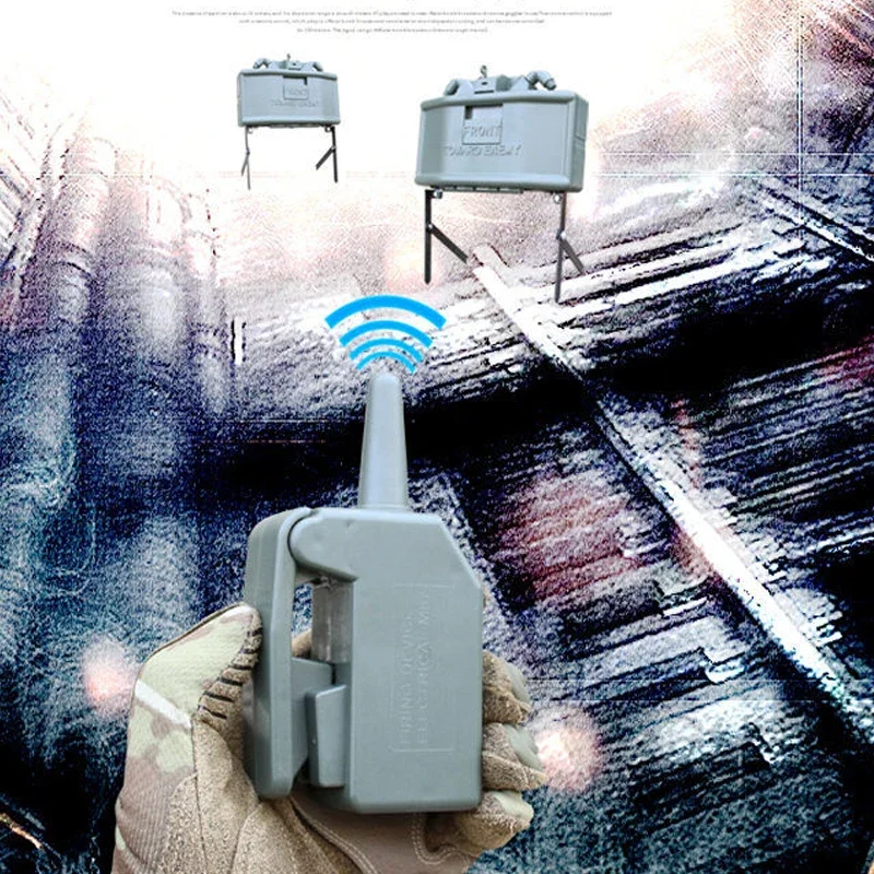 1PC NEW Creative Portable Wide Sword Landmine Model Soft Bullet Gun Induction Electric Continuous Firing Adult Real CS Cos Toys