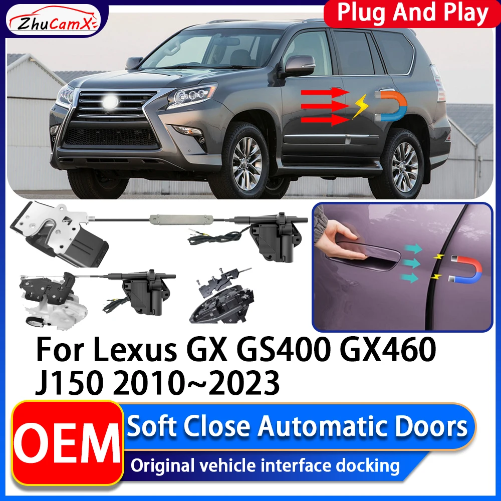 ZhuCamX OEM Electric Suction Power Soft Close Car Door Automatic Door Closing System For Lexus GX GS400 GX460 J150 2010~2023