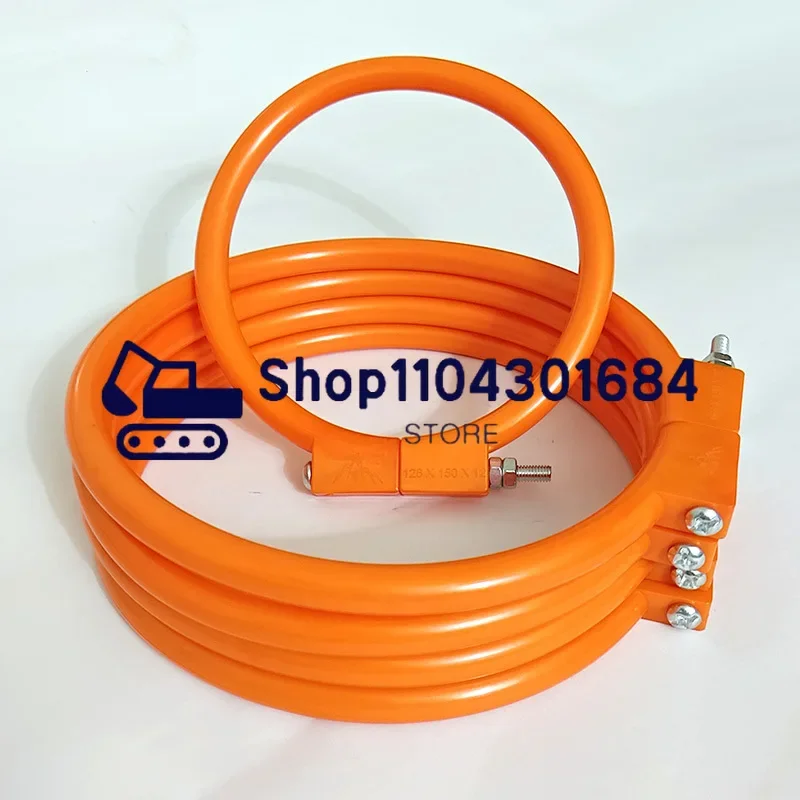Sello de anillo de polvo de eje de cubo para Sany XCMG Komatsu PC Kubota Liugong Hitachi EX piezas de junta tórica de excavadora sello de mantequilla de cabeza de caballo